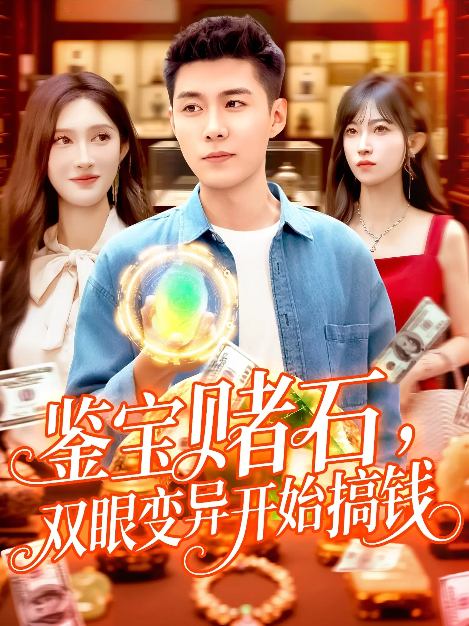 《鉴宝赌石双眼变异开始搞钱》：透视财富秘密，一夜暴富不是梦！